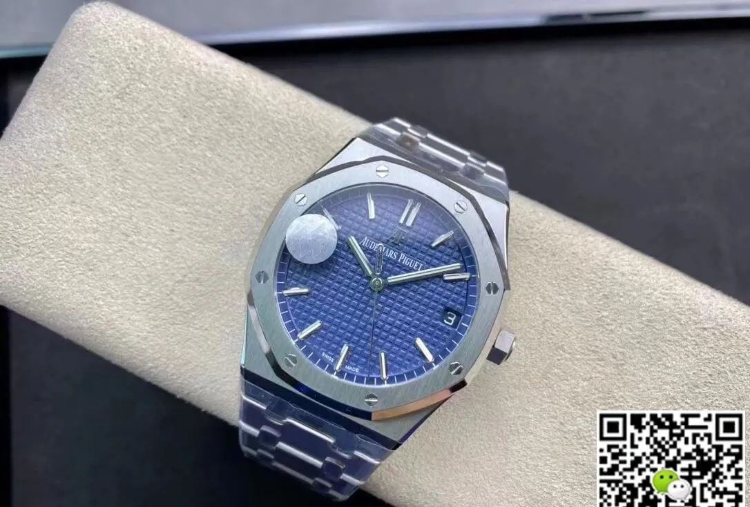 Audemars Piguet Royal Oak 15500ST.OO.1220ST.01 ZF Factory 1:1 Best Edition Replica Watch V2 Blue Dial